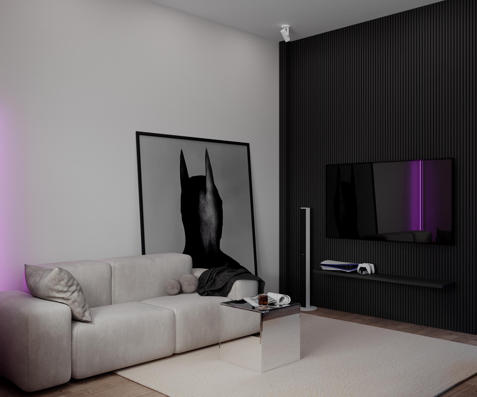 SUPERHERO 极简游戏室设计丨Tanya Sova-5