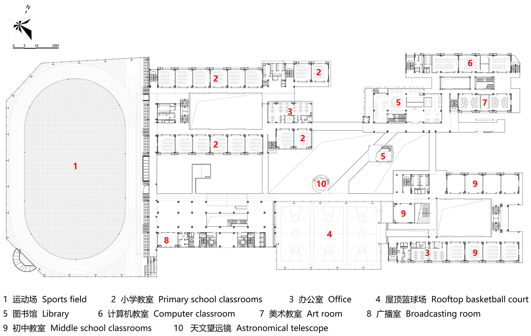 南方科技大学附属坪山学校丨中国深圳丨申都设计集团有限公司深圳分公司-79