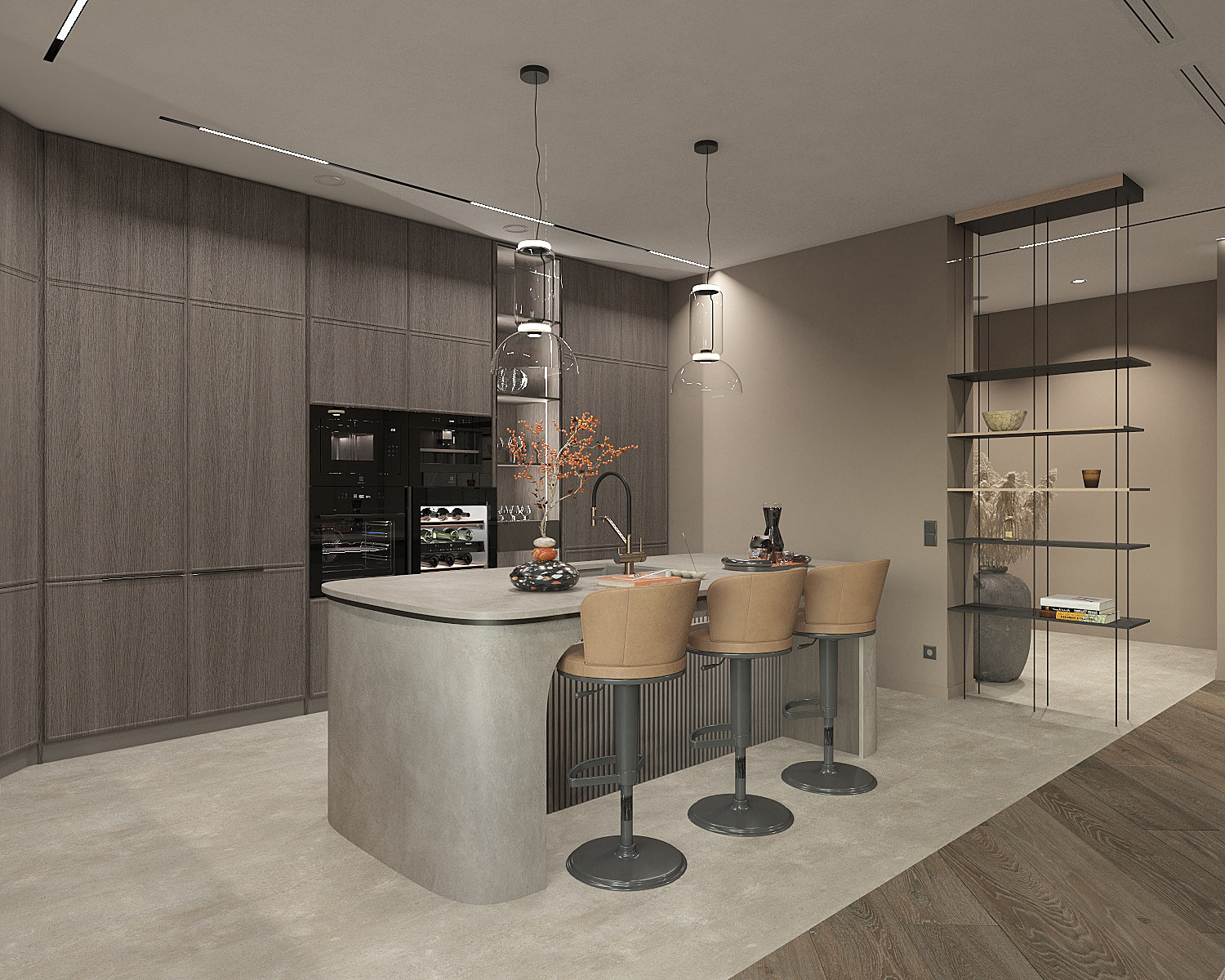 Kitchen-living room / Chisinau/ Moldova-15