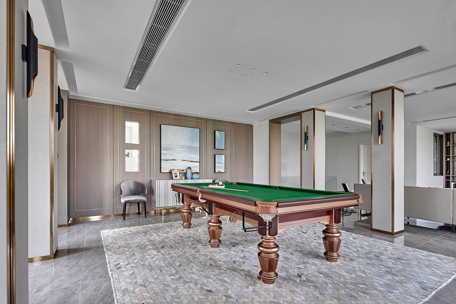 120㎡都市休闲风别墅顶层住宅-10