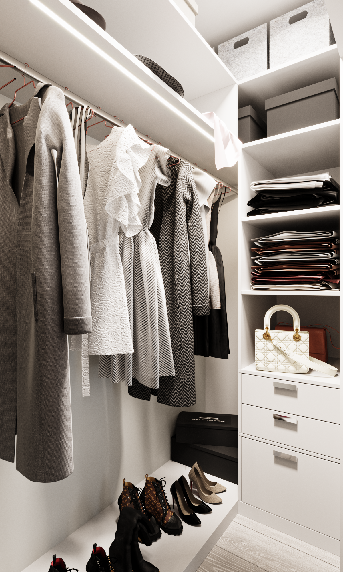 Дизайн- проект квартиры 38 м2 в ЖК Минск- Мир-14