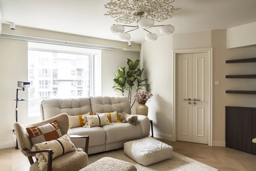 弧形改造，让78㎡小三居住出150㎡大平层既视感！-1