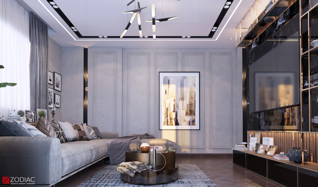 Luxury Contemporary Living Room - Private Villa-13