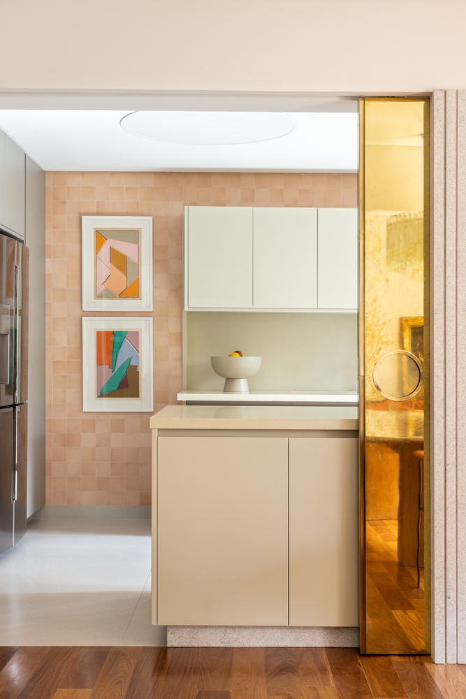 巴西圣保罗金属网格连接两座住宅设计丨TODOS Arquitetura-43