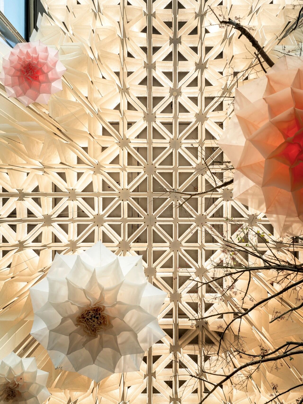 新作 DIA —— 写意山水 · 落日熔金「北京·华润置地 臻澐四季花厅 Urban luxury natural art」丨中国北京丨GAD吴轩-11