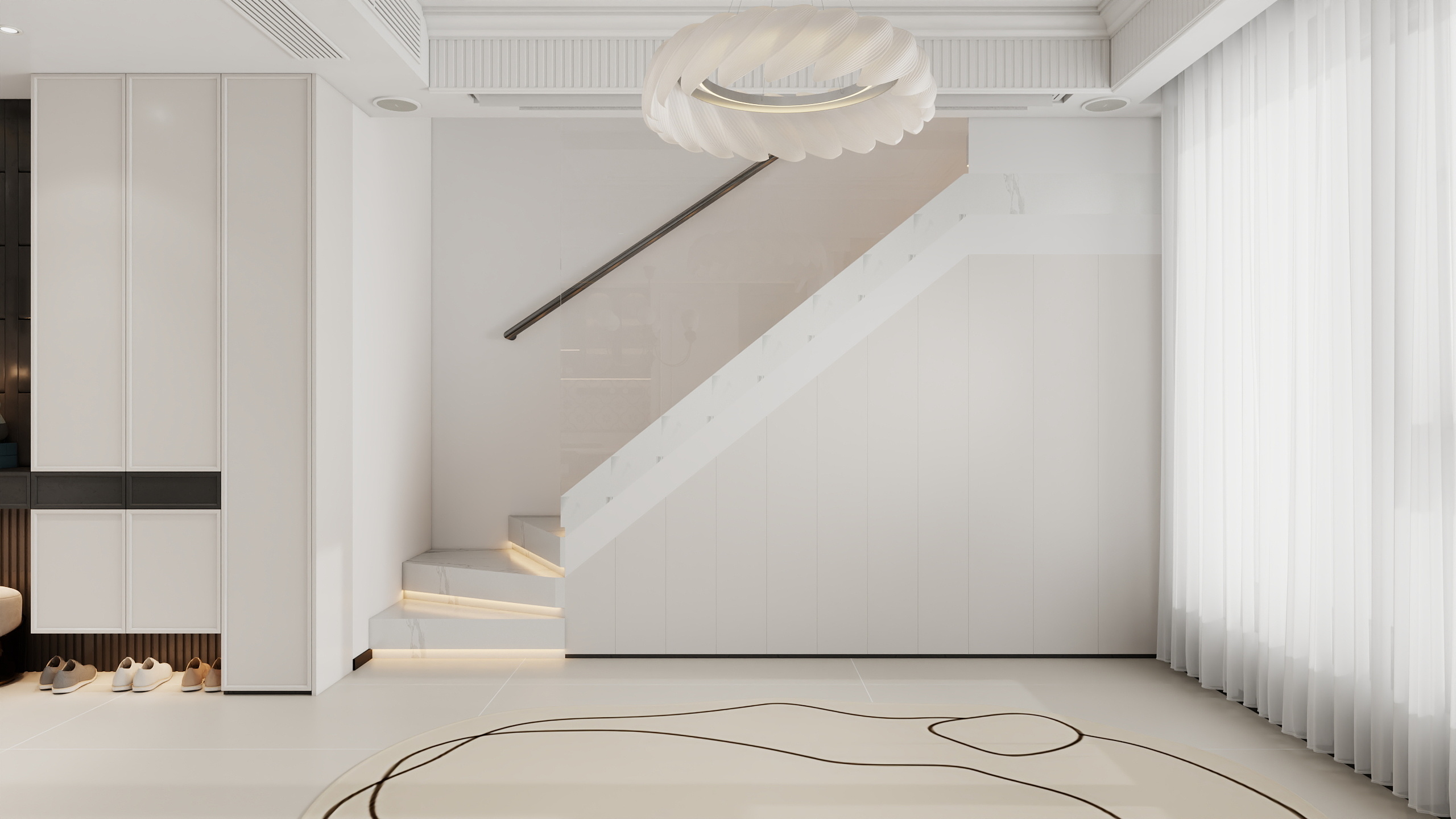 四川成都澳洲湾（225平方简约法式四居室）-2