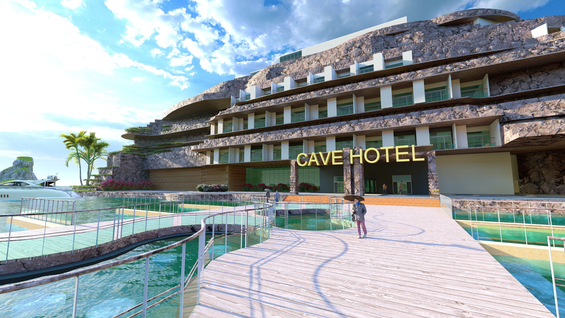 Cave Hotel in Mountain-2