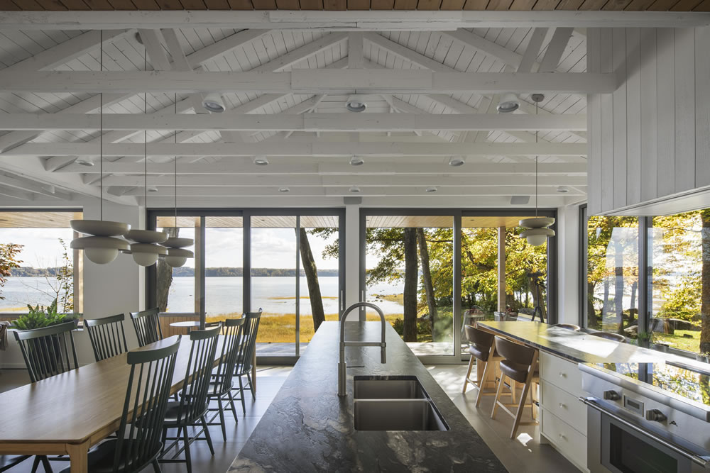 魁北克L'Échouage别墅丨加拿大魁北克丨Bourgeois,Lechasseur architees-15