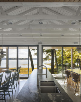 魁北克L'Échouage别墅丨加拿大魁北克丨Bourgeois,Lechasseur architees