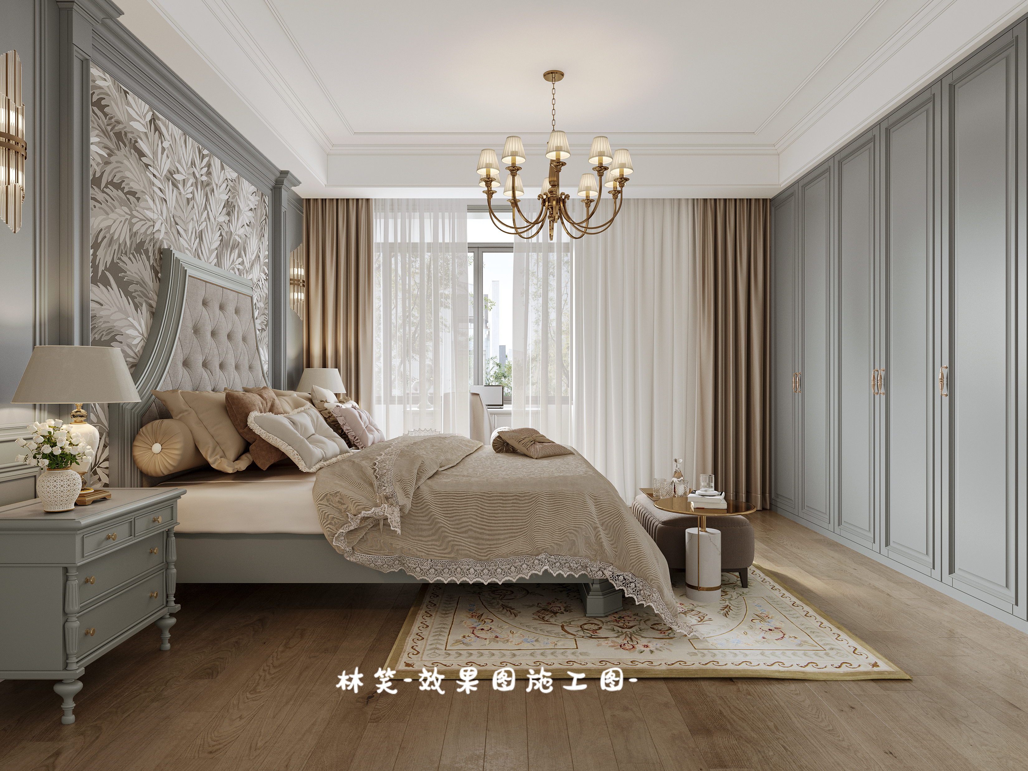 现代美式|轻奢精致的设计，奢华而不压抑-5