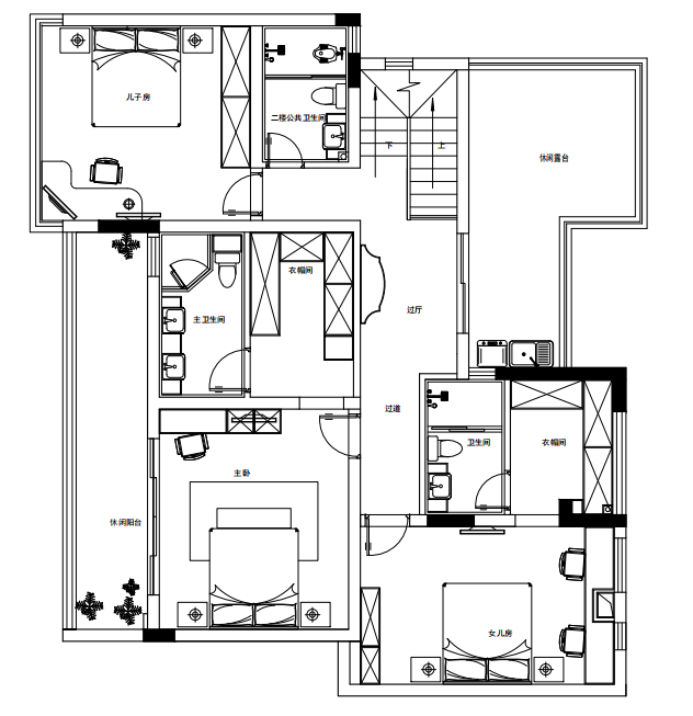 三代同堂欧式轻奢之家,温馨与品质并重-13