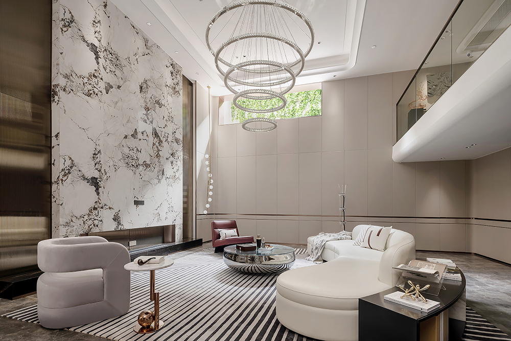 德方圆 | 380㎡现代别墅，轻奢有度，简而不凡！-62