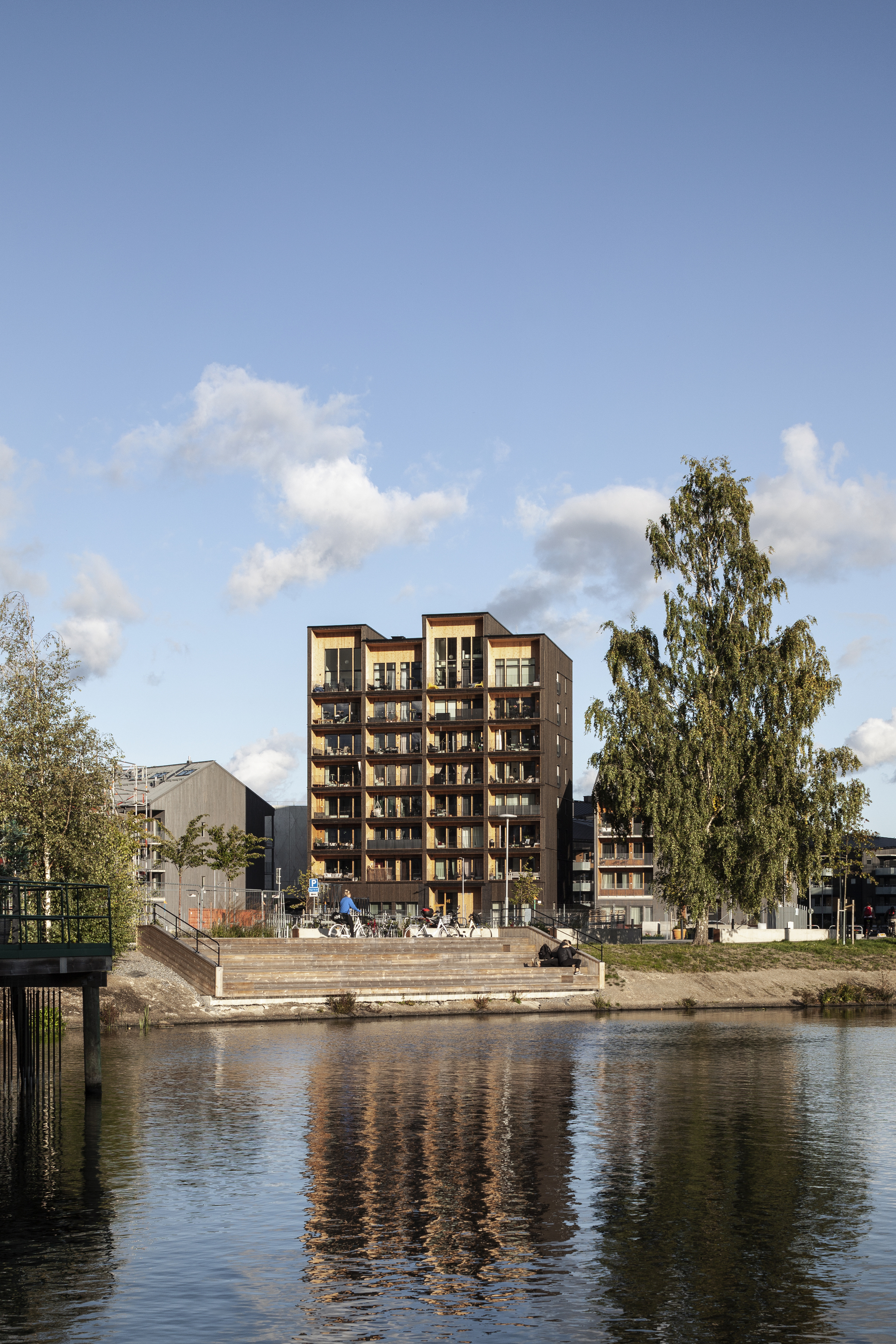 Kajstaden Tall Timber Building / C.F. Møller Architects-27