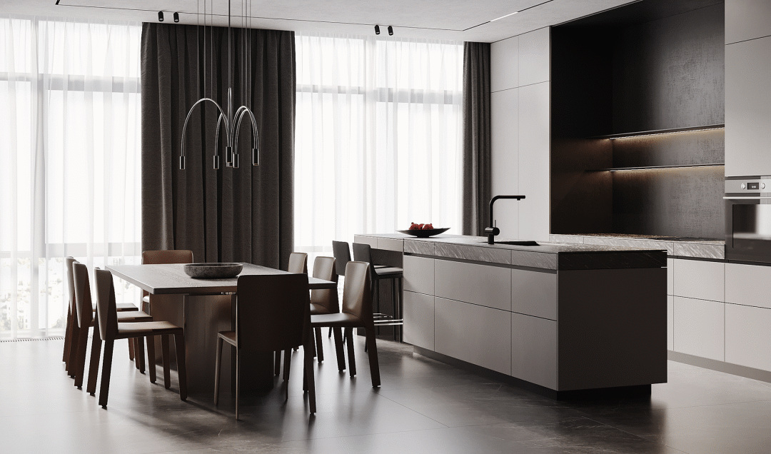 轻奢大平层 · 单身男士的温馨之家丨乌克兰基辅丨NOM BUREAU-48