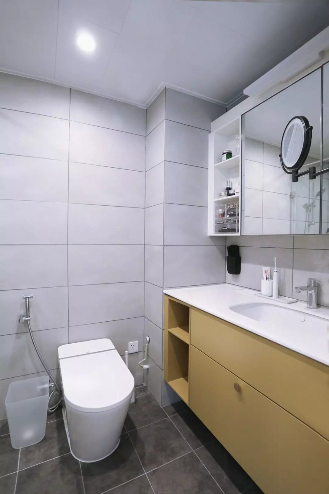 北京女主独居78㎡，改封闭厨房为吧台+开放式，主卫变身衣帽间！ 黄吉空间设计-102