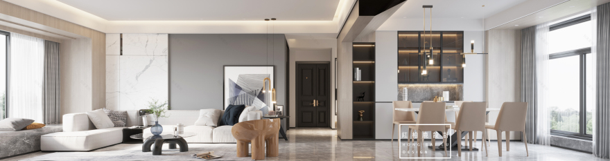 深圳 120㎡现代简约风之家 | 明亮宽敞,极简点缀-6