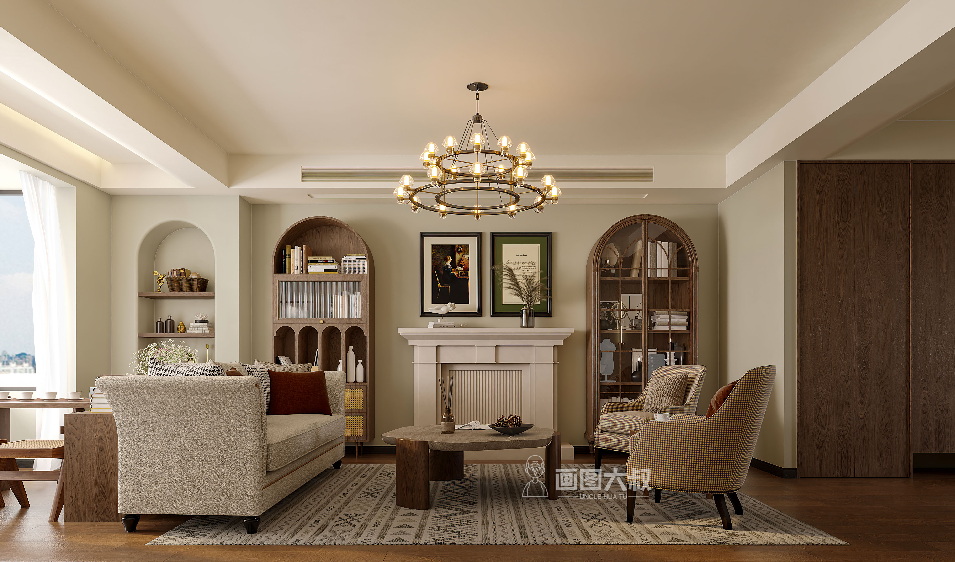 复古风效果图表现-3