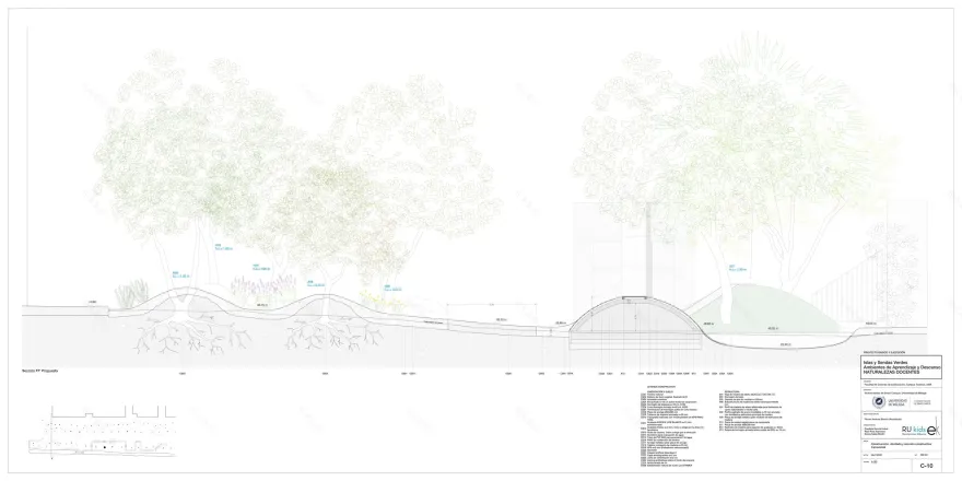 教育科学学院的绿岛和路径丨西班牙马拉加丨Ferran Ventura-42