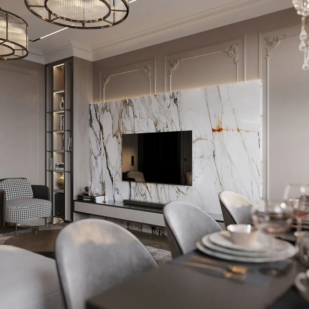 俄罗斯莫斯科 192·4㎡私人豪宅设计丨Julia Design-30