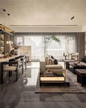 昆明万科·棠月东方28m²&143m²样板间丨中国昆明丨深圳市蜜尔室内艺术设计有限公司