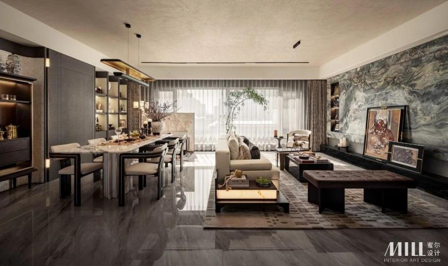 昆明万科·棠月东方28m²&143m²样板间丨中国昆明丨深圳市蜜尔室内艺术设计有限公司-37