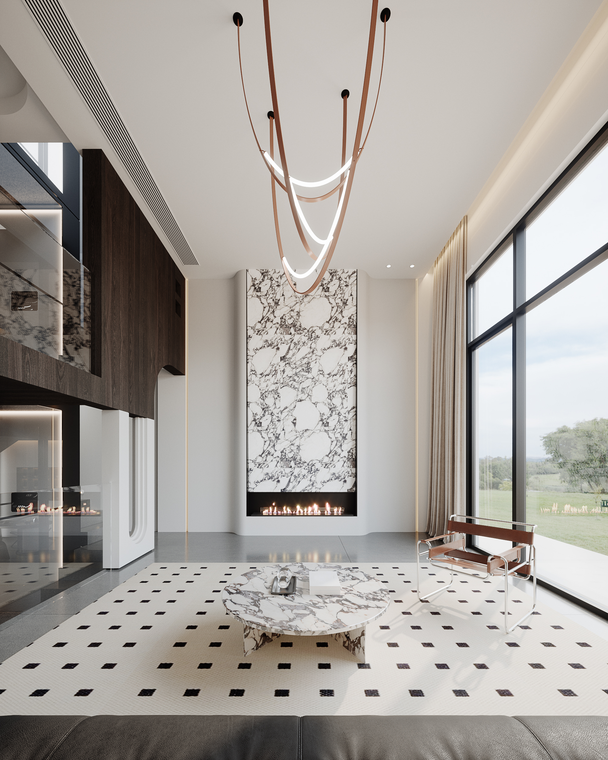 鸿烨表现|小独栋的惊喜 现代简约-3