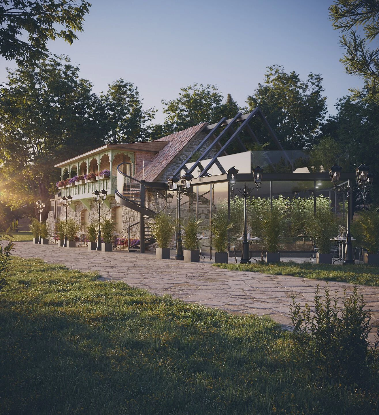 绿意盎然的山间温泉酒店-14