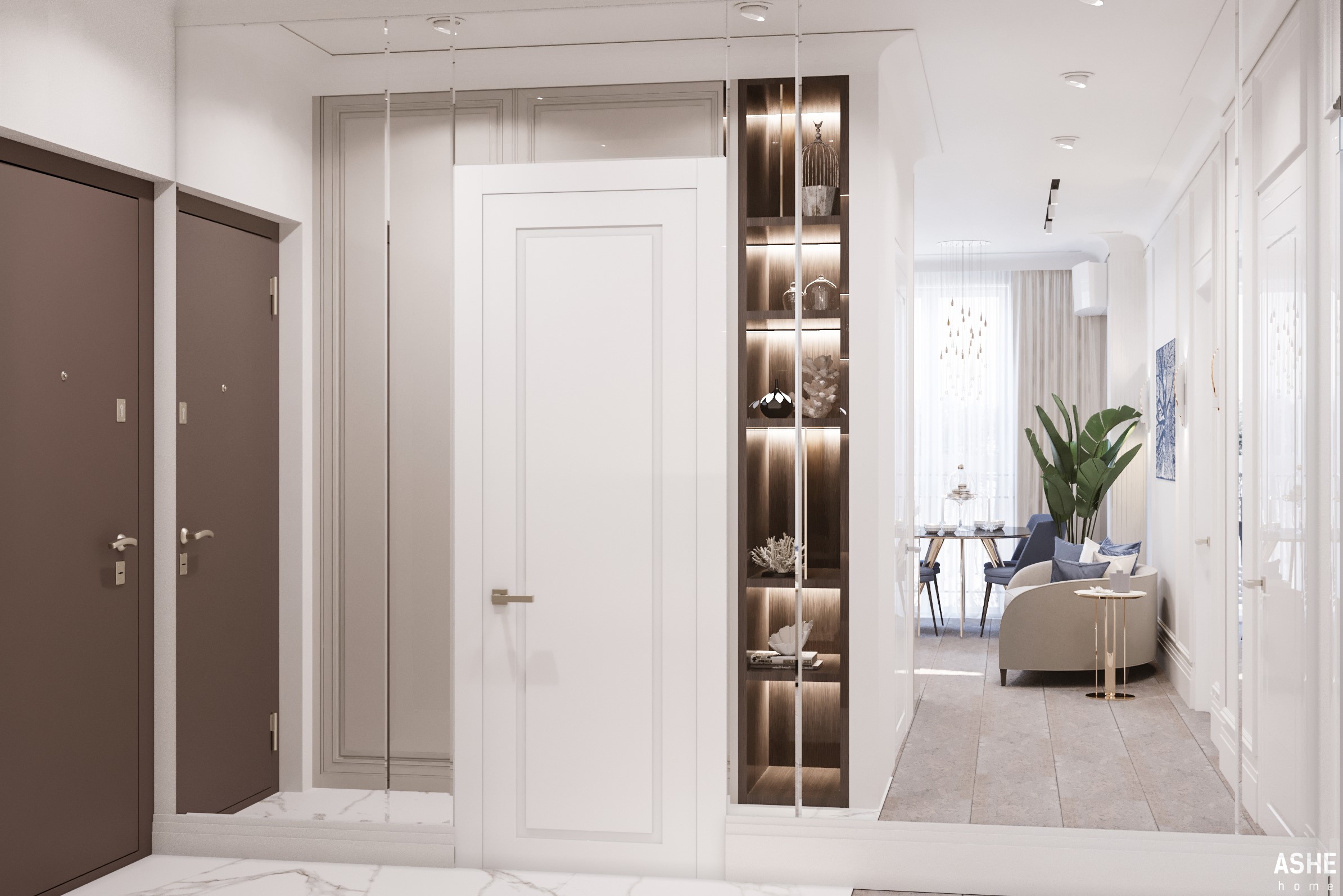 Светлая кухня в проекте ЖК Венский лес г.Уфа-7