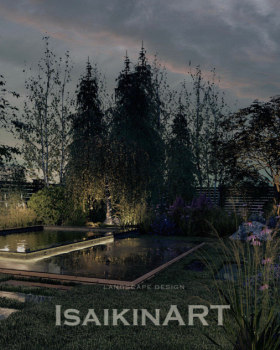 Визуализация, вечерний вид.