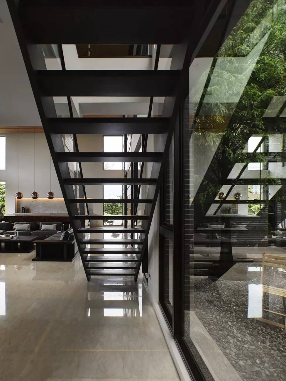 现代风挑高别墅,打造生活艺术馆-24