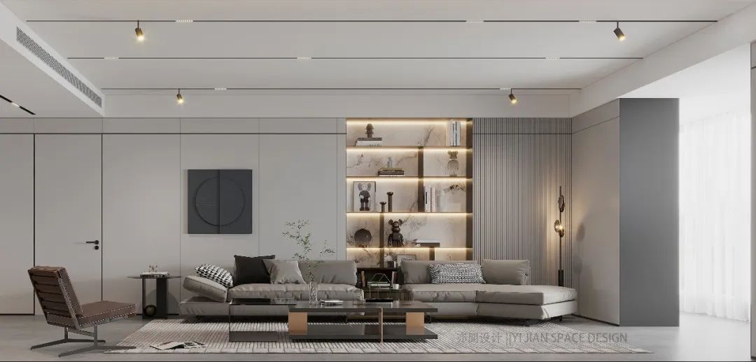 丽都水岸现代简约风家居设计丨亦間设计-15