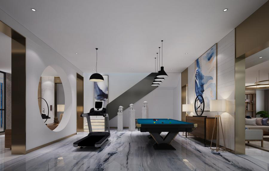 现代中式混搭别墅  陈明武-16