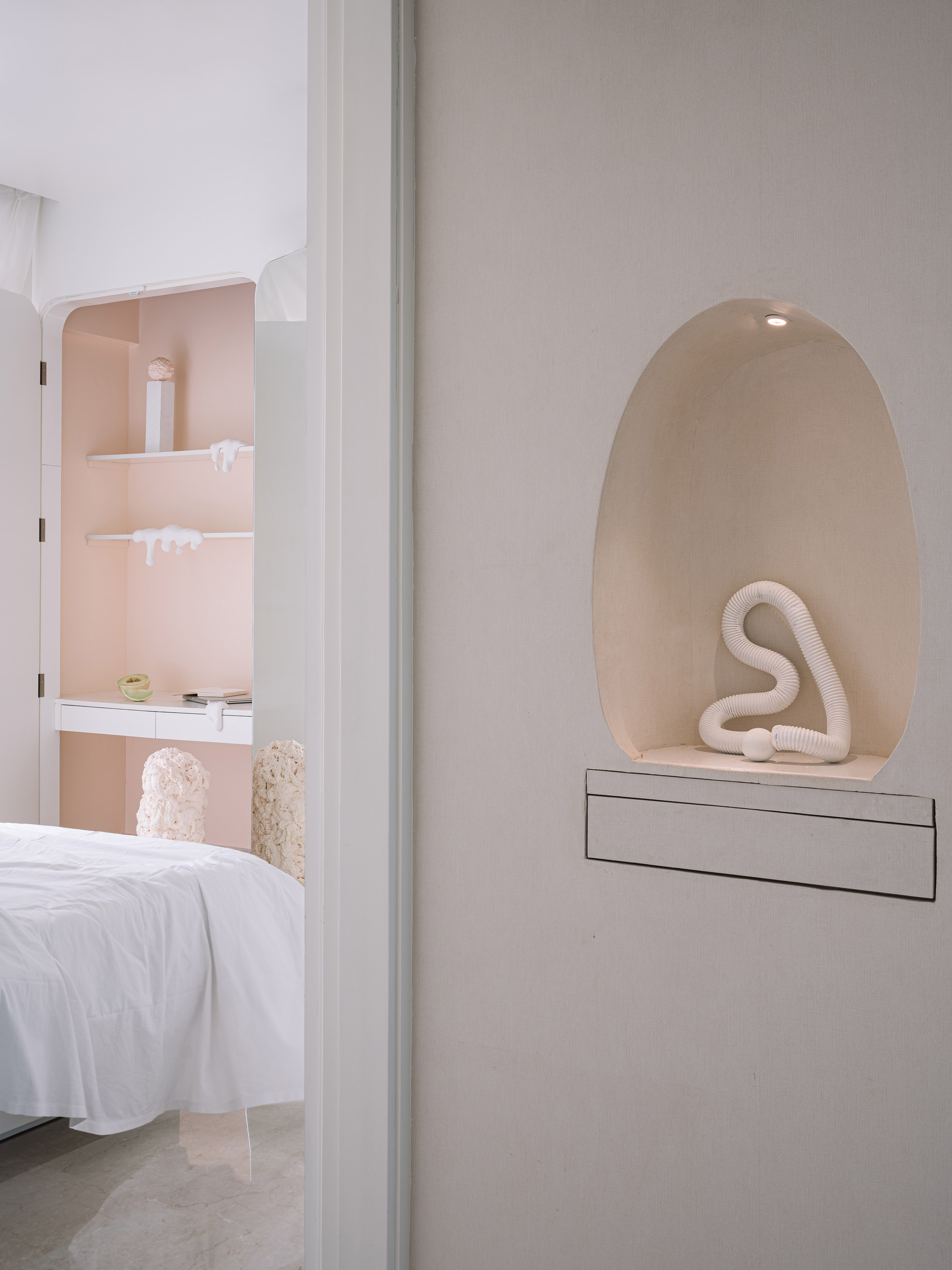 钴蓝色调住宅丨印度丨The Act of Quad-32