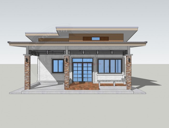 9·15带2卧室的房屋设计方案丨Sam Architect-19