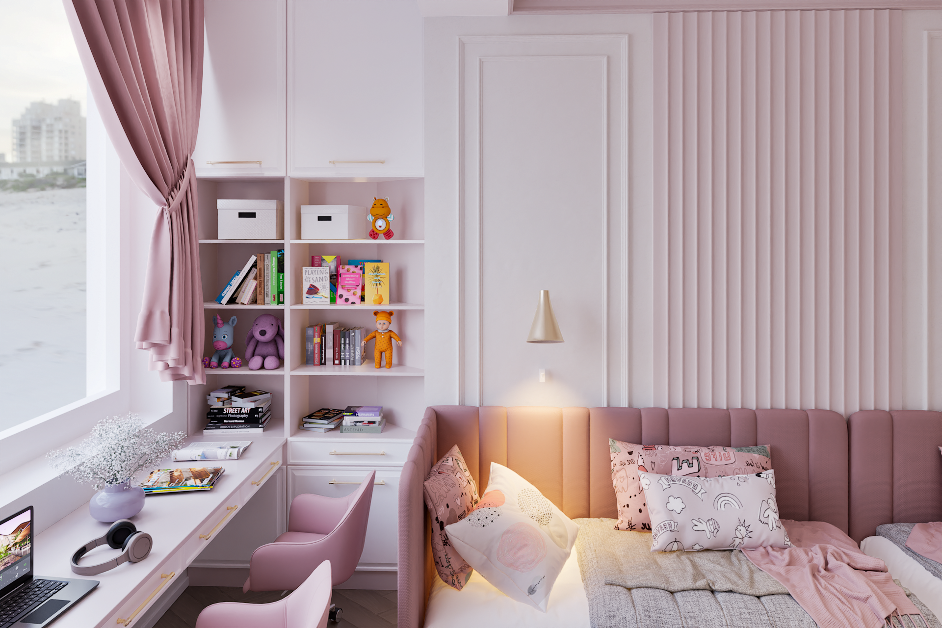 Bedroom for three girls-5