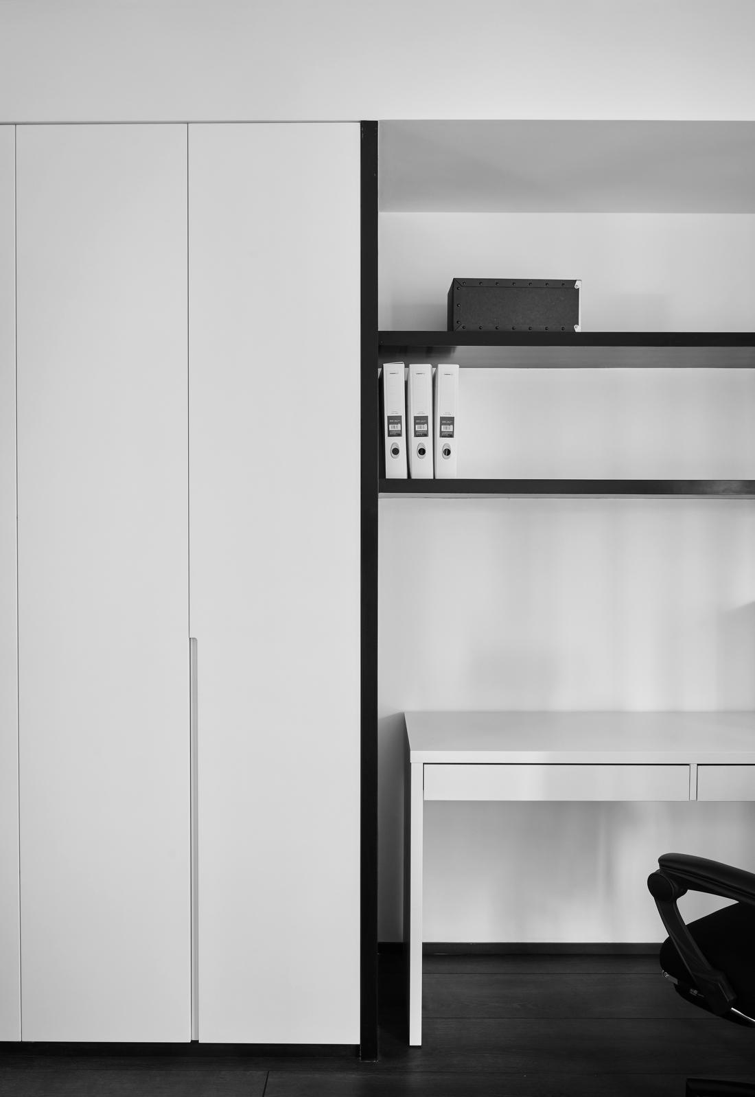 黑白灰的现代之家丨TK 设计-34