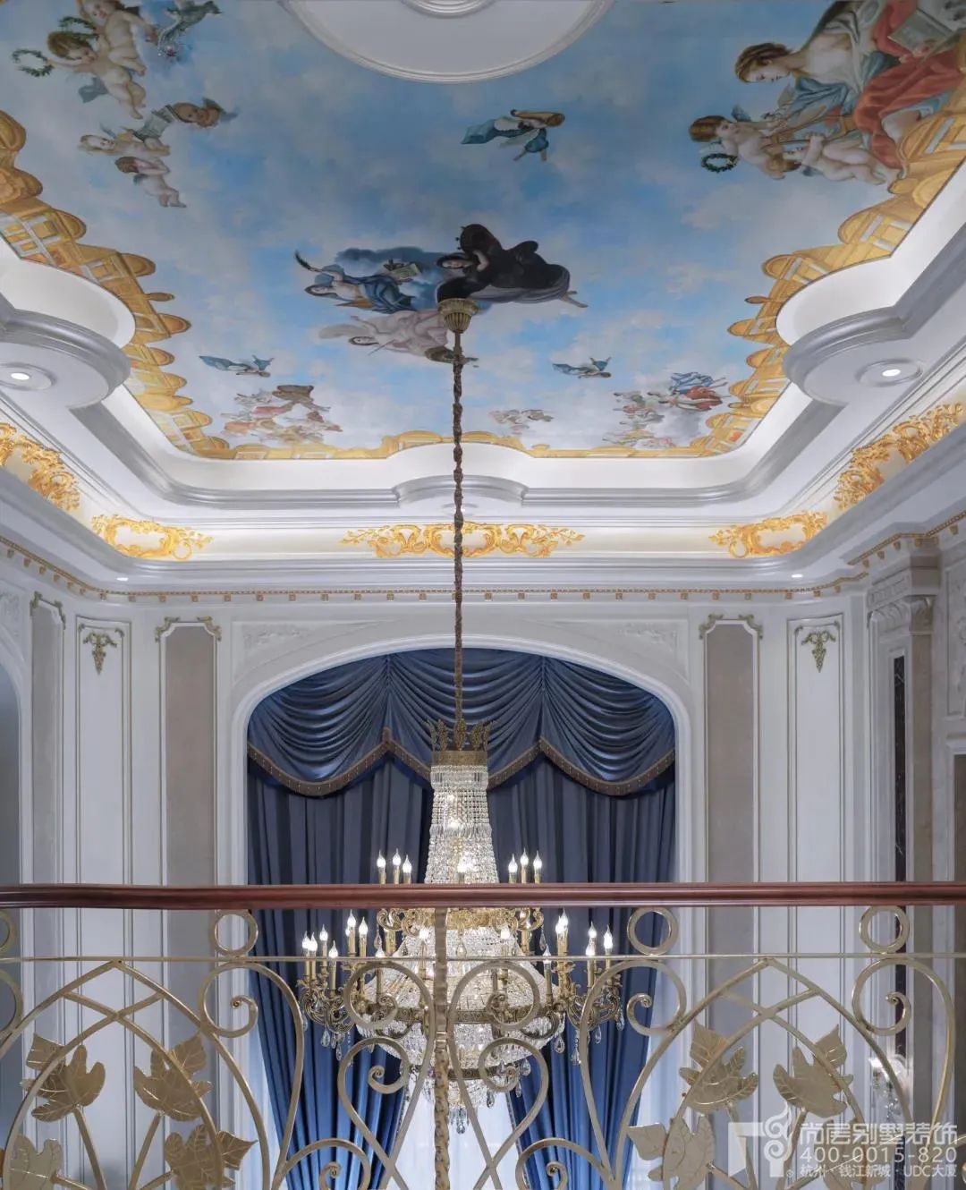 新古典主义 1200㎡独栋别墅设计丨尚层别墅装饰-26