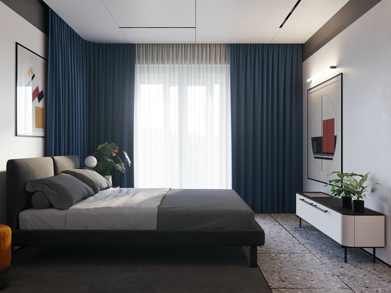 红黄蓝，个性色彩公寓设计  Form’8 studio-13