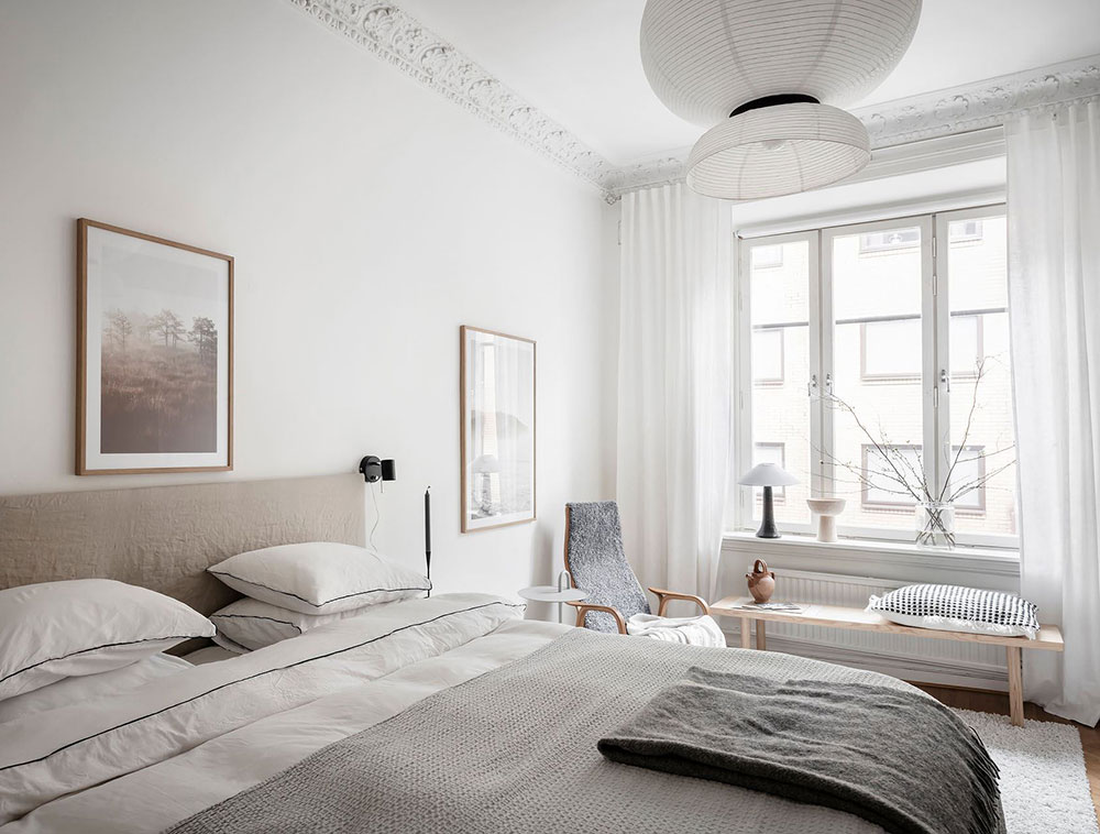 瑞典哥德堡 86 平米白色优雅公寓，温暖细节展现大师级设计-14
