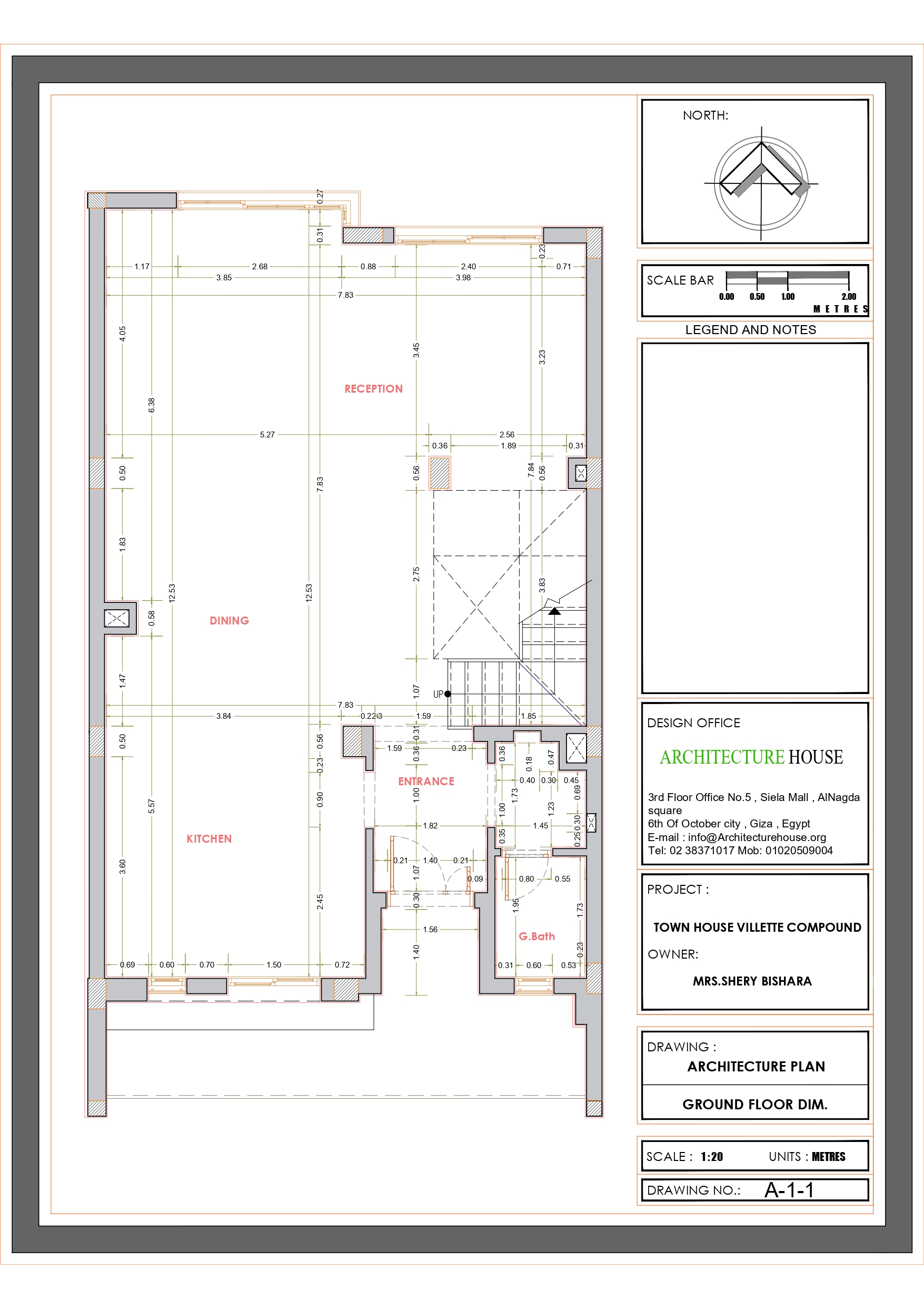 Full Project - working drawings of villa in vilette-1