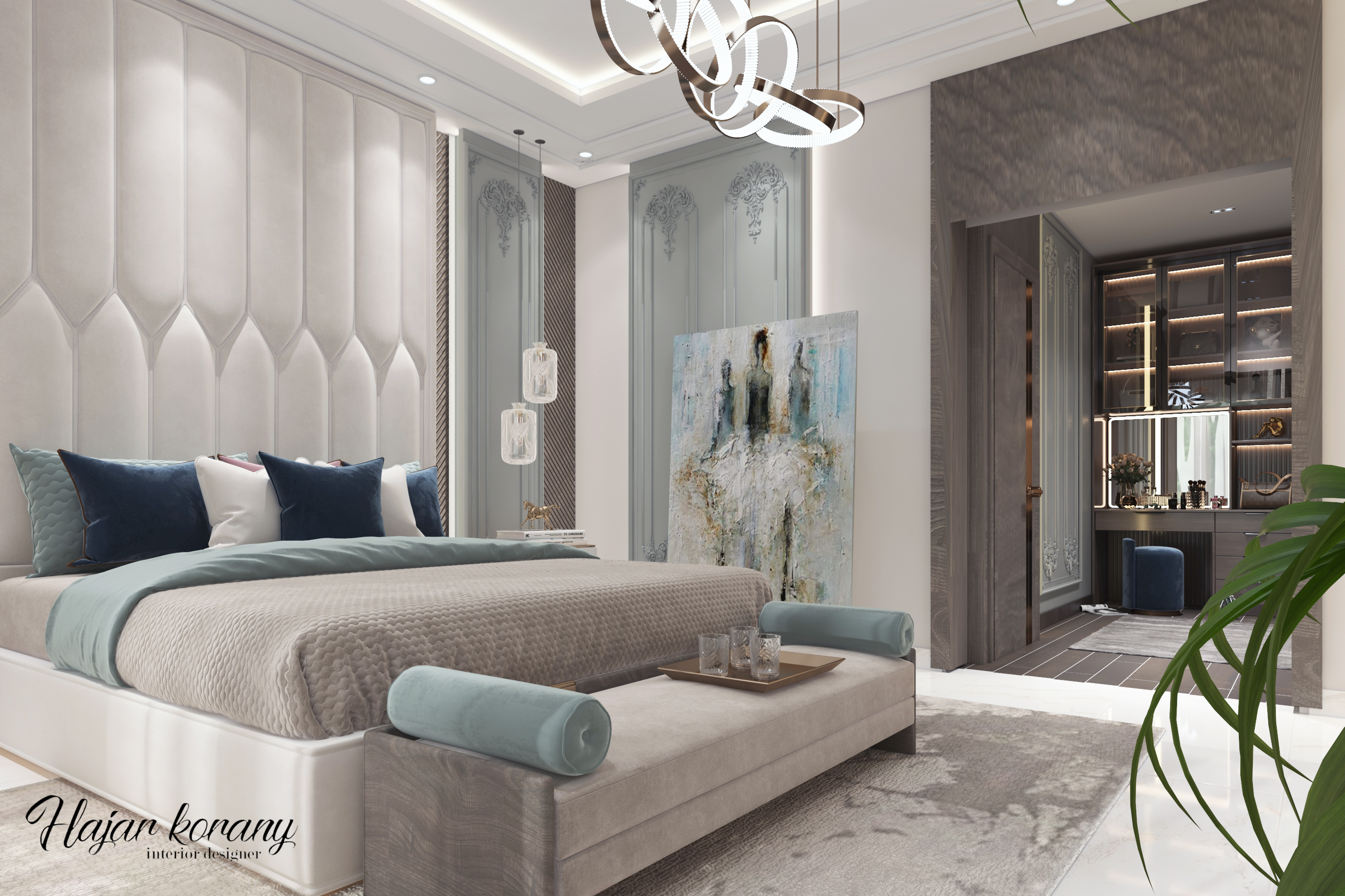 suite " bedroom, livingroom , dressing and bathroom "-2