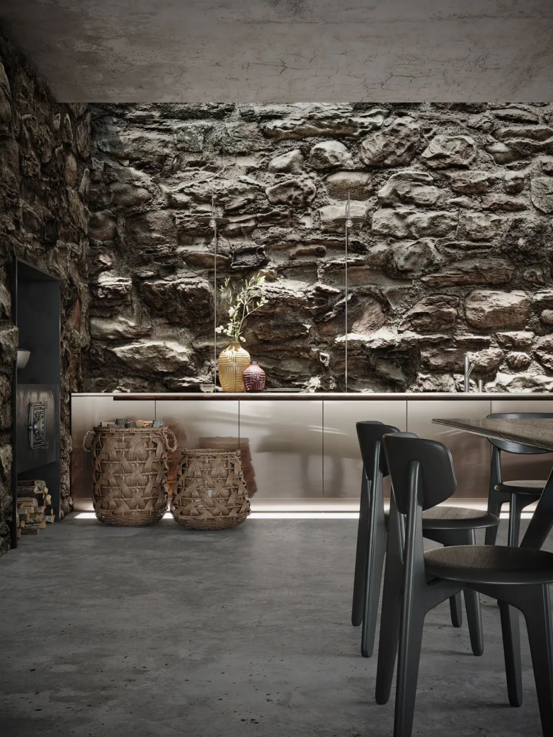 石崖湖畔豪宅丨ParaZodchih studio-53