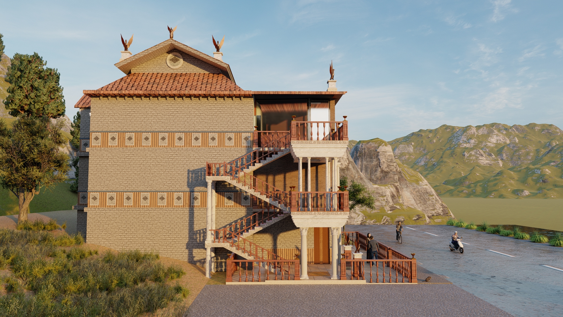 Kashmiri Greek house-1