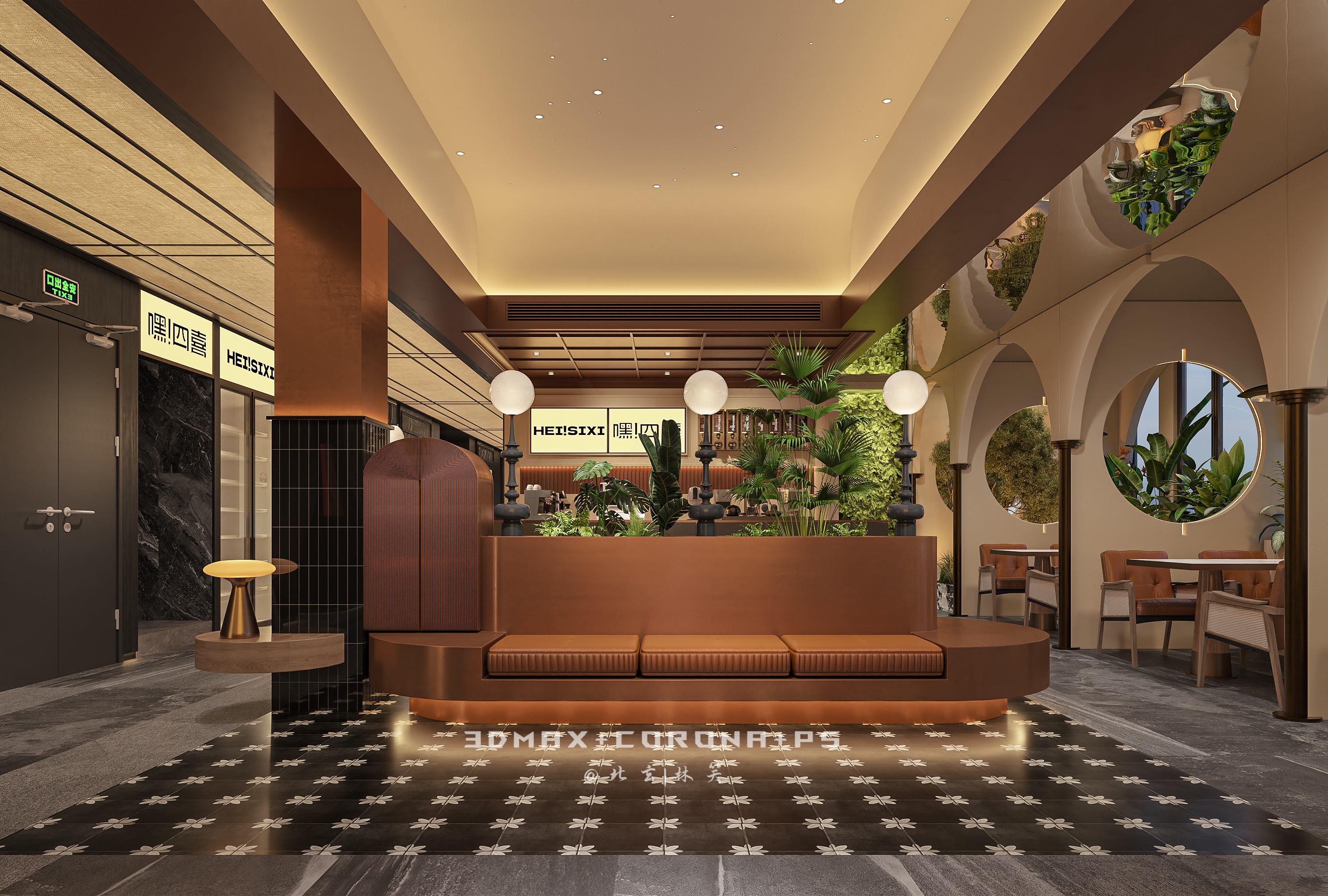 从牌桌到社交圈，这样装修的棋牌室让欢乐升级-1