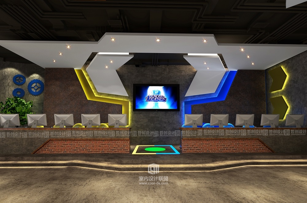 昆明专业网咖装修设计效果图分享 昆明网咖装修设计-12