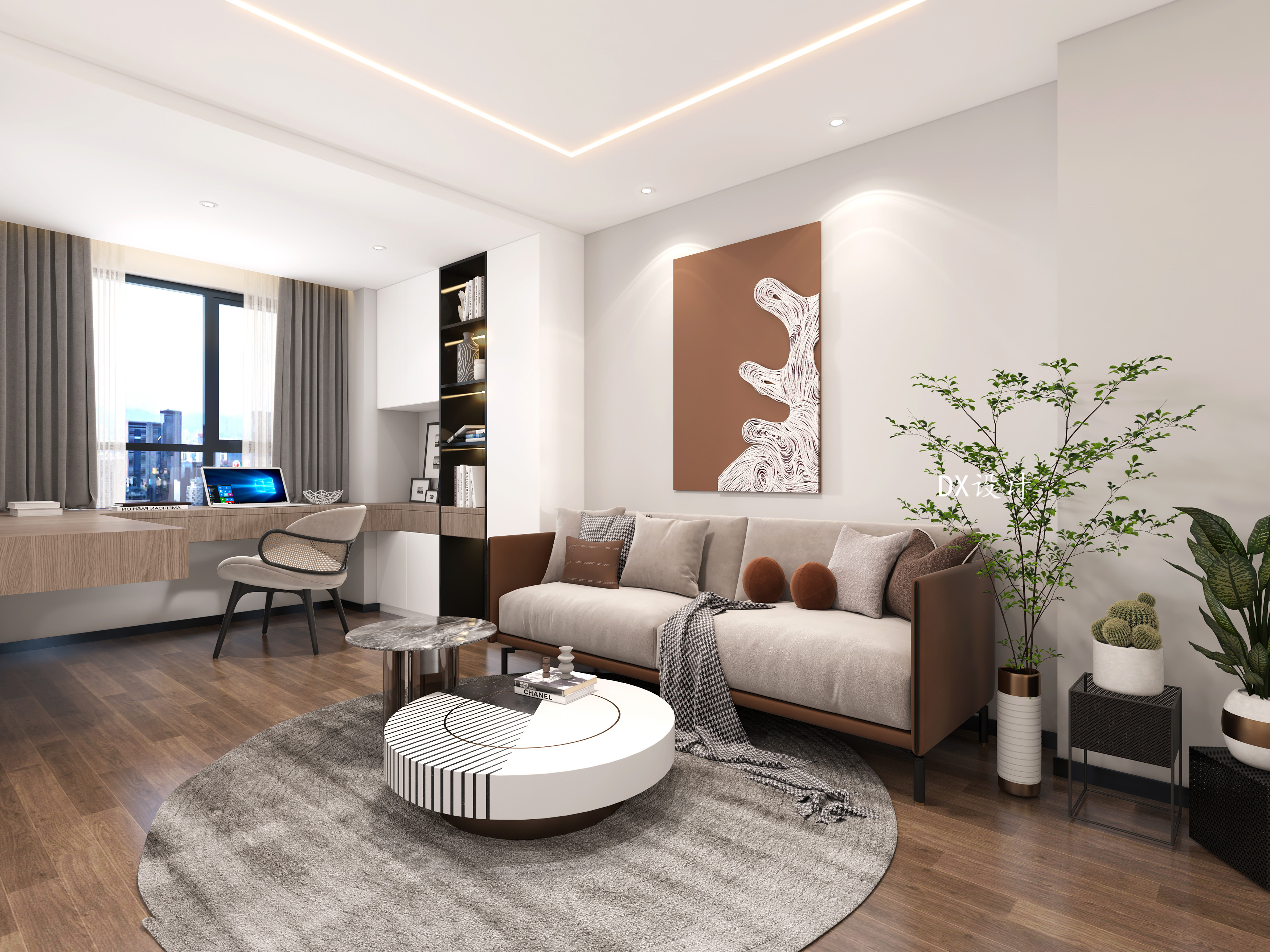 现代轻奢平层设计-7