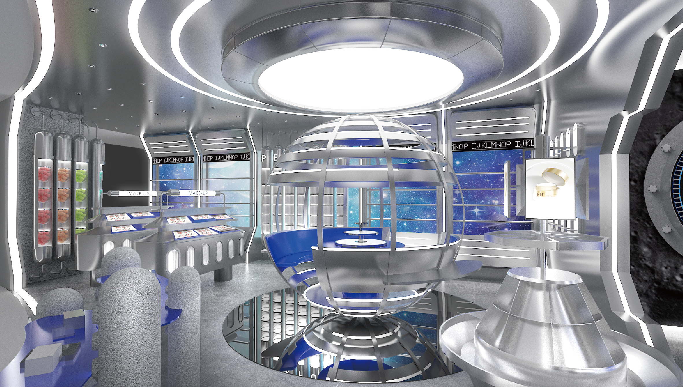 《粉港》美妆品牌空间设计品牌设计-17