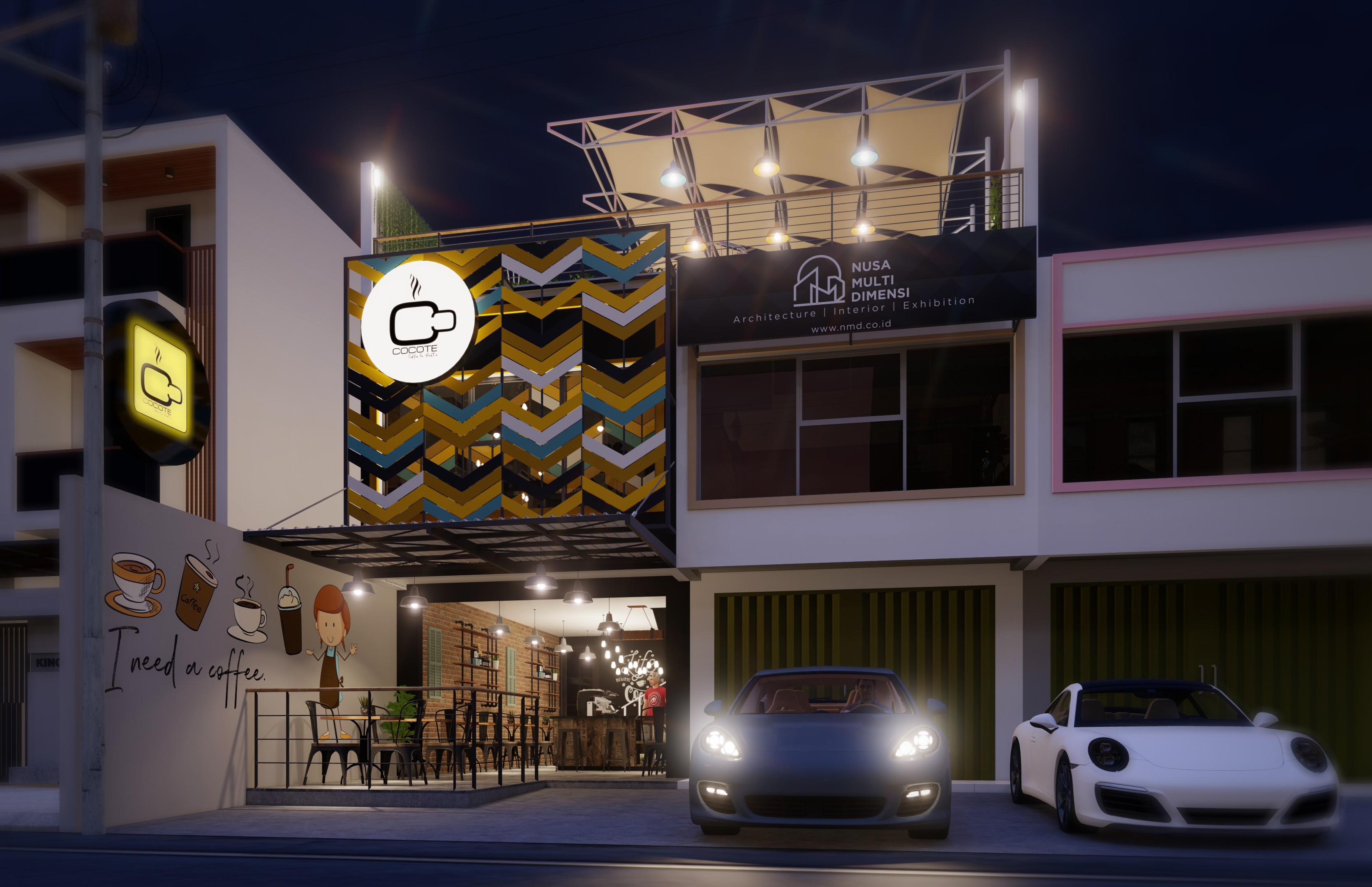 科科特咖啡店和餐厅丨PT Nusa Multi Dimensi-2