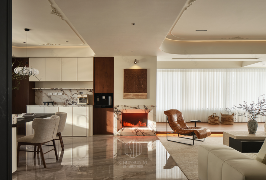 江心印园230㎡|法式中古暖居,超乎你对家的想象!-19