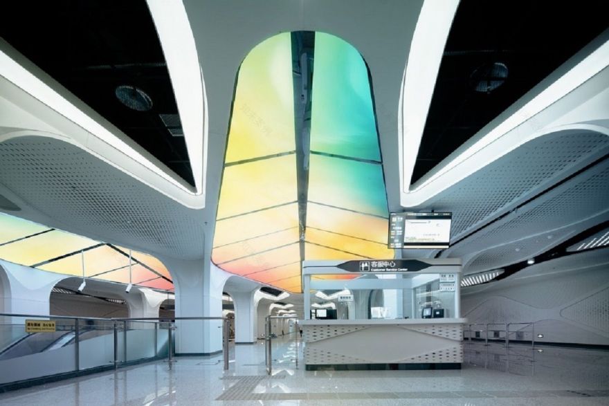 地心引力下的未来城市想象——成都地铁 18 号线站台设计-15